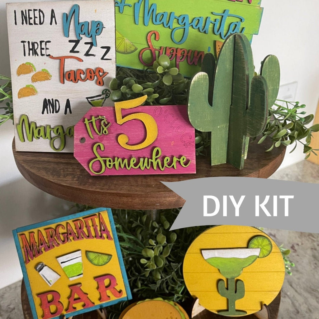 DIY Margarita Tiered Tray Kit - Taco Tier Tray