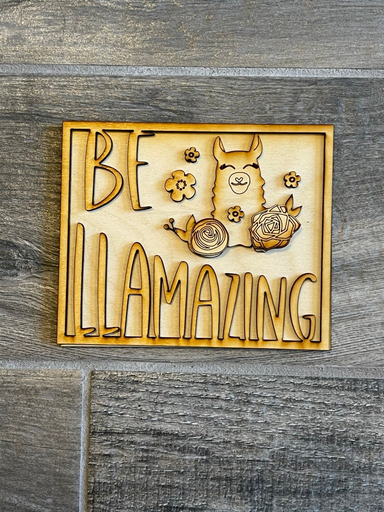 DIY Llama Tiered Tray - Llama Tier Tray Kit