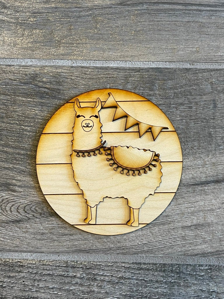 DIY Llama Tiered Tray - Llama Tier Tray Kit