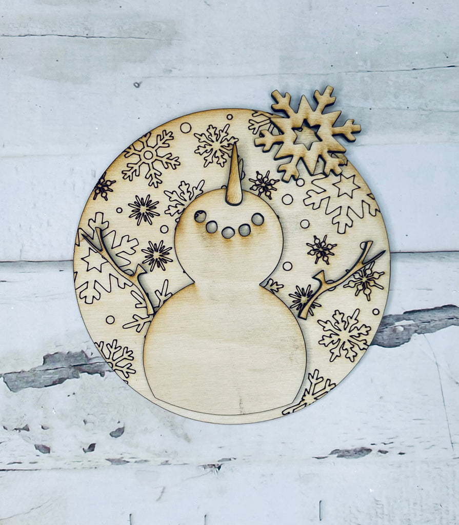 Snowman Tiered Tray DIY- Christmas Tier Tray Bundle