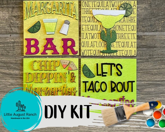 Taco and Margarita - DIY Leaning Ladder Insert Kit