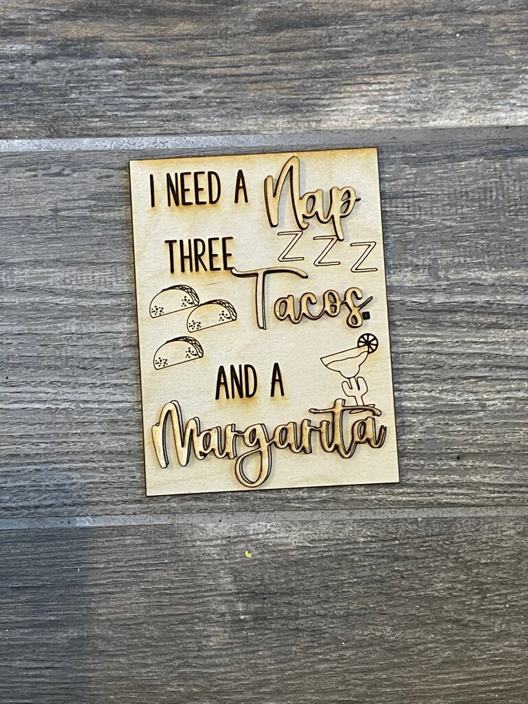 DIY Margarita Tiered Tray Kit - Taco Tier Tray