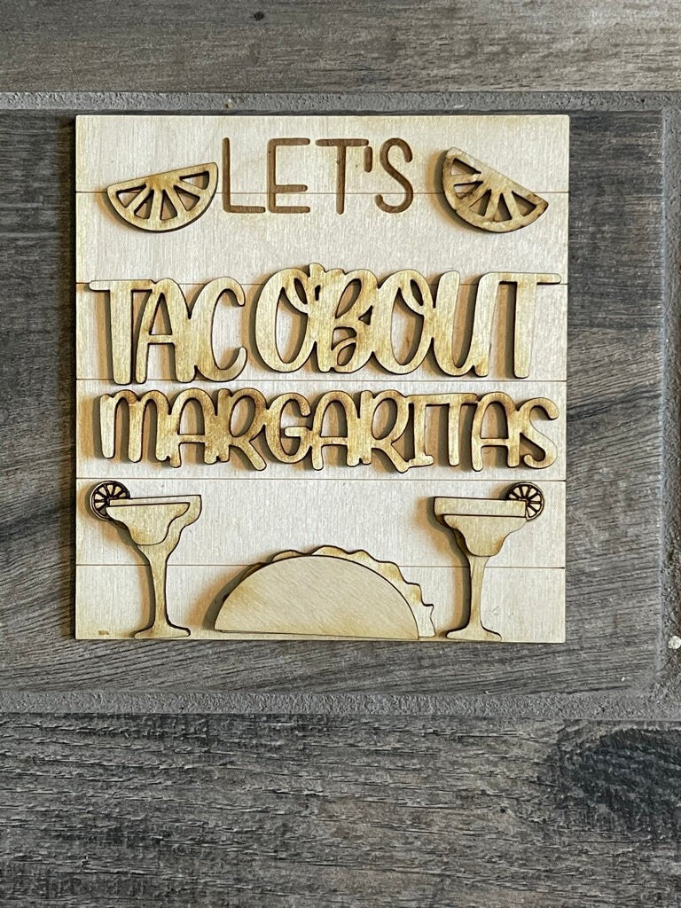 DIY Margarita Tiered Tray Kit - Taco Tier Tray