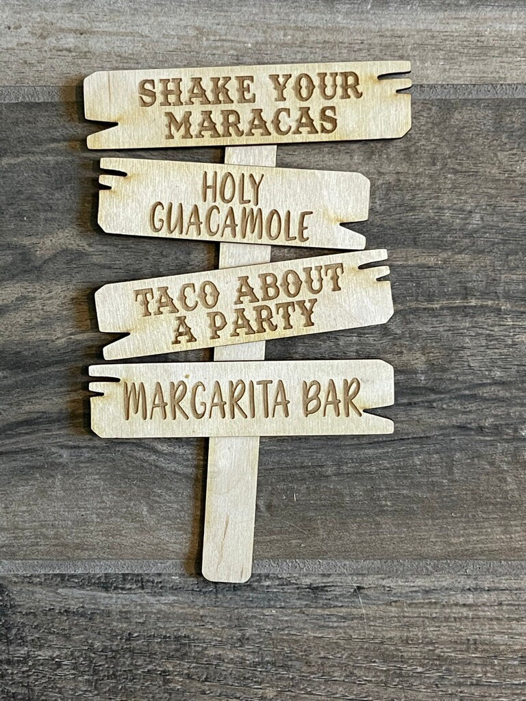 DIY Margarita Tiered Tray Kit - Taco Tier Tray