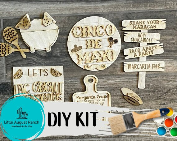 DIY Margarita Tiered Tray Kit - Taco Tier Tray