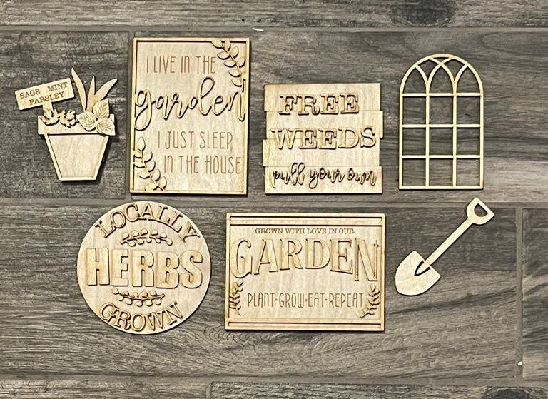 DIY Garden Tiered Tray - Herb Garden Tier Tray Bundle