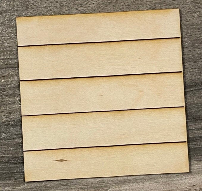 Wood Blank for Leaning Ladder - Wood Square