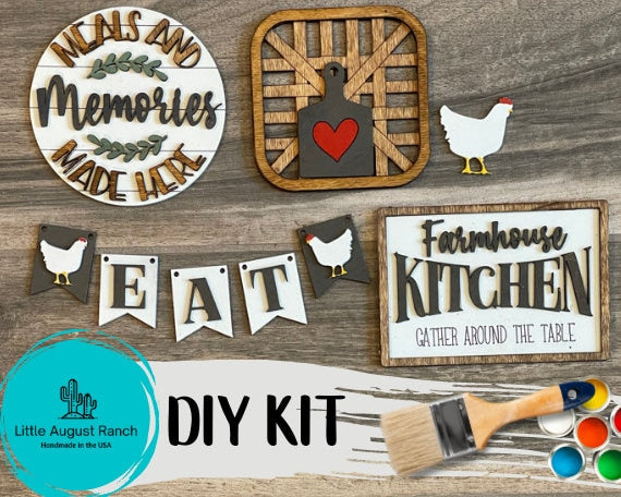 Kitchen Tiered Tray DIY Kit - Family Quick and Easy Tiered Tray Bundle