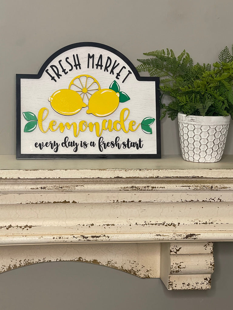 Lemon Decor - Farm Fresh Lemon Sign