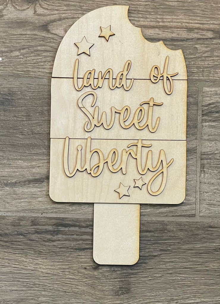 4th of July Door Hanger DIY Kit - Sweet Land of Liberty