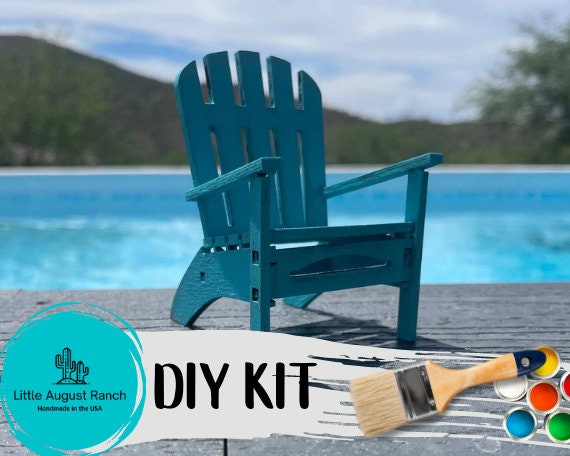 DIY Miniature Adirondack Chairs - Wood Kit