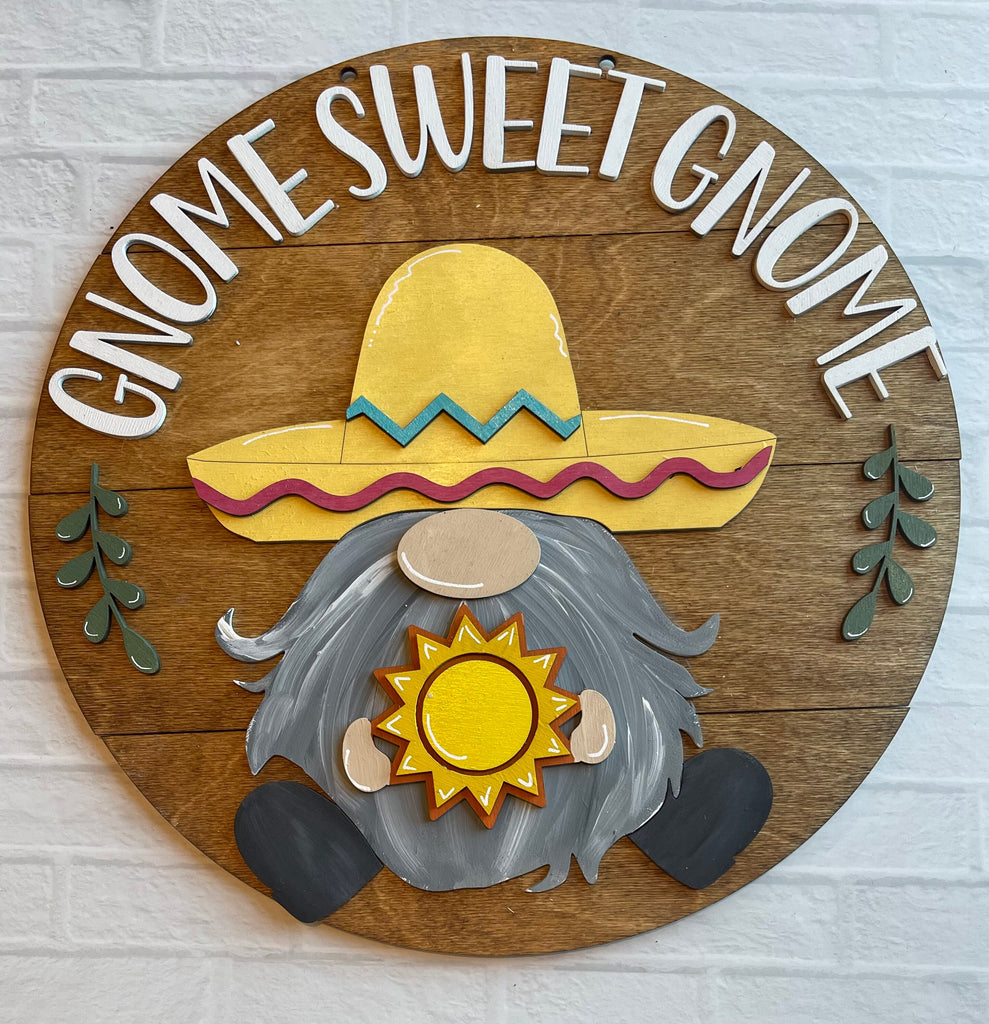 Extra Hats for 15" Gnome Door Hanger - Painting Kit