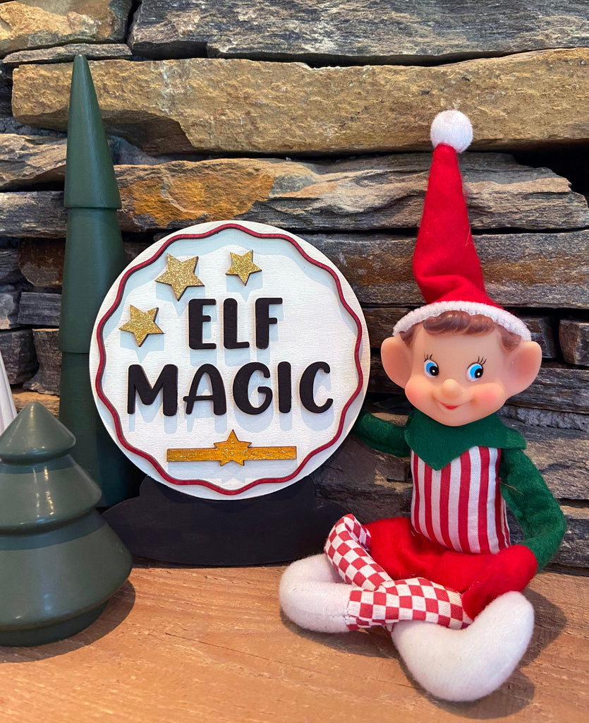 Christmas Elf Prop Kit Set 1 - Paint it Yourself DIY Christmas Set