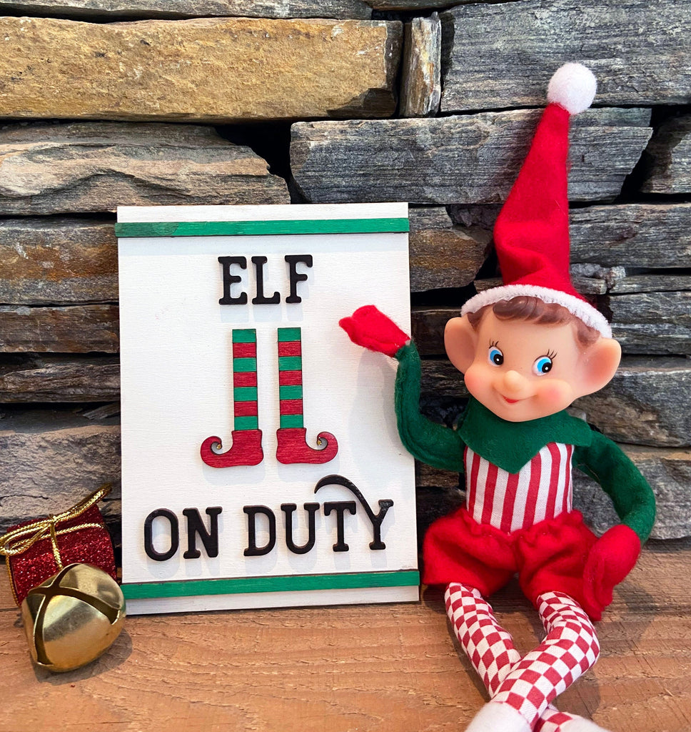 Christmas Elf Prop Kit Set 1 - Paint it Yourself DIY Christmas Set