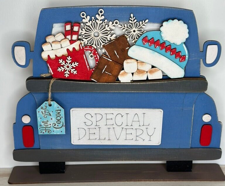 DIY Truck Interchangeable Decor - Wood Blank for Painting