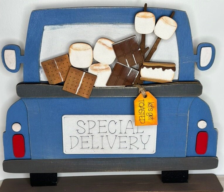 DIY Truck Interchangeable Decor - Wood Blank for Painting