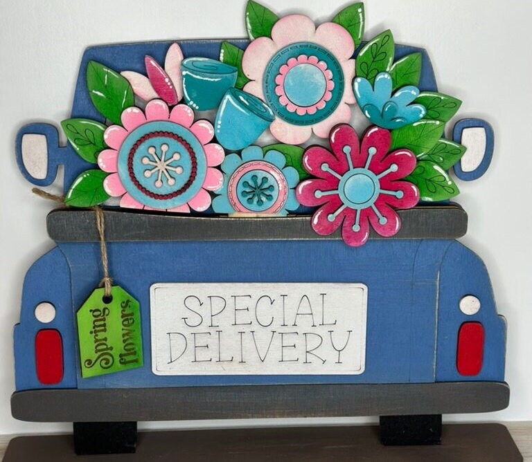 DIY Truck Interchangeable Decor - Wood Blank for Painting