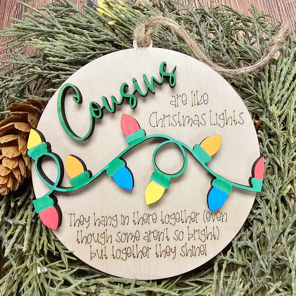 DIY Christmas Light Funny Ornament - Handmade Christmas Ornament