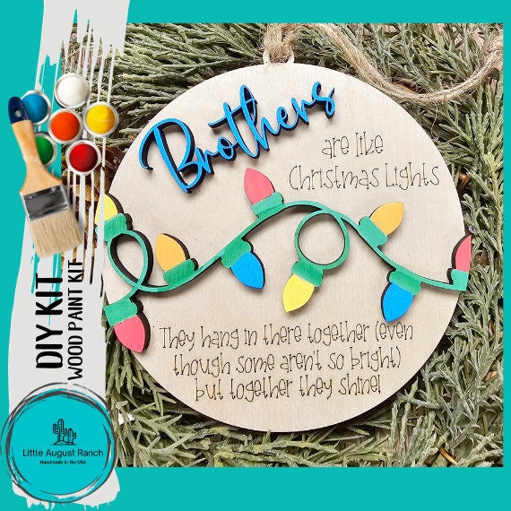 DIY Christmas Light Funny Ornament - Handmade Christmas Ornament