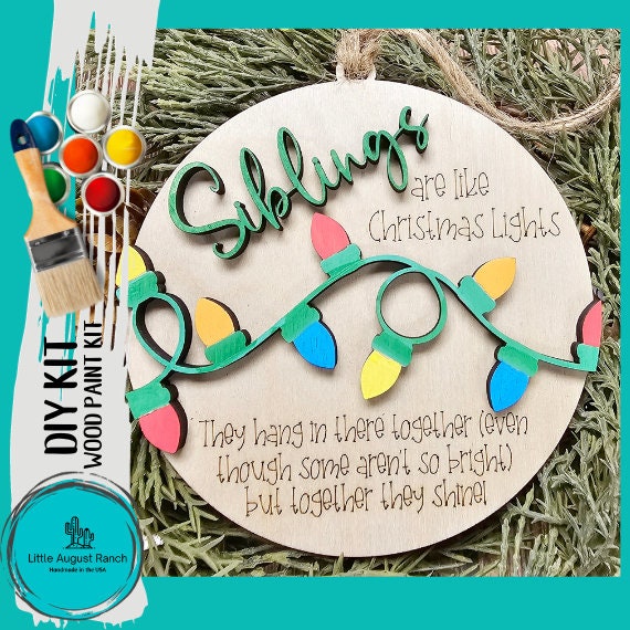 DIY Christmas Light Funny Ornament - Handmade Christmas Ornament