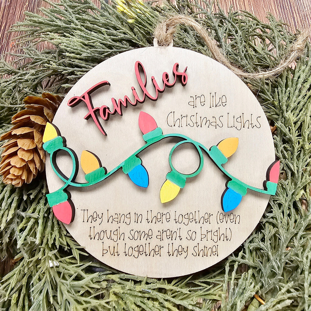 DIY Christmas Light Funny Ornament - Handmade Christmas Ornament