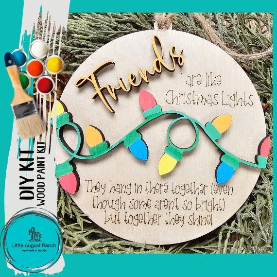 DIY Christmas Light Funny Ornament - Handmade Christmas Ornament