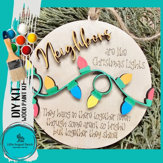 DIY Christmas Light Funny Ornament - Handmade Christmas Ornament