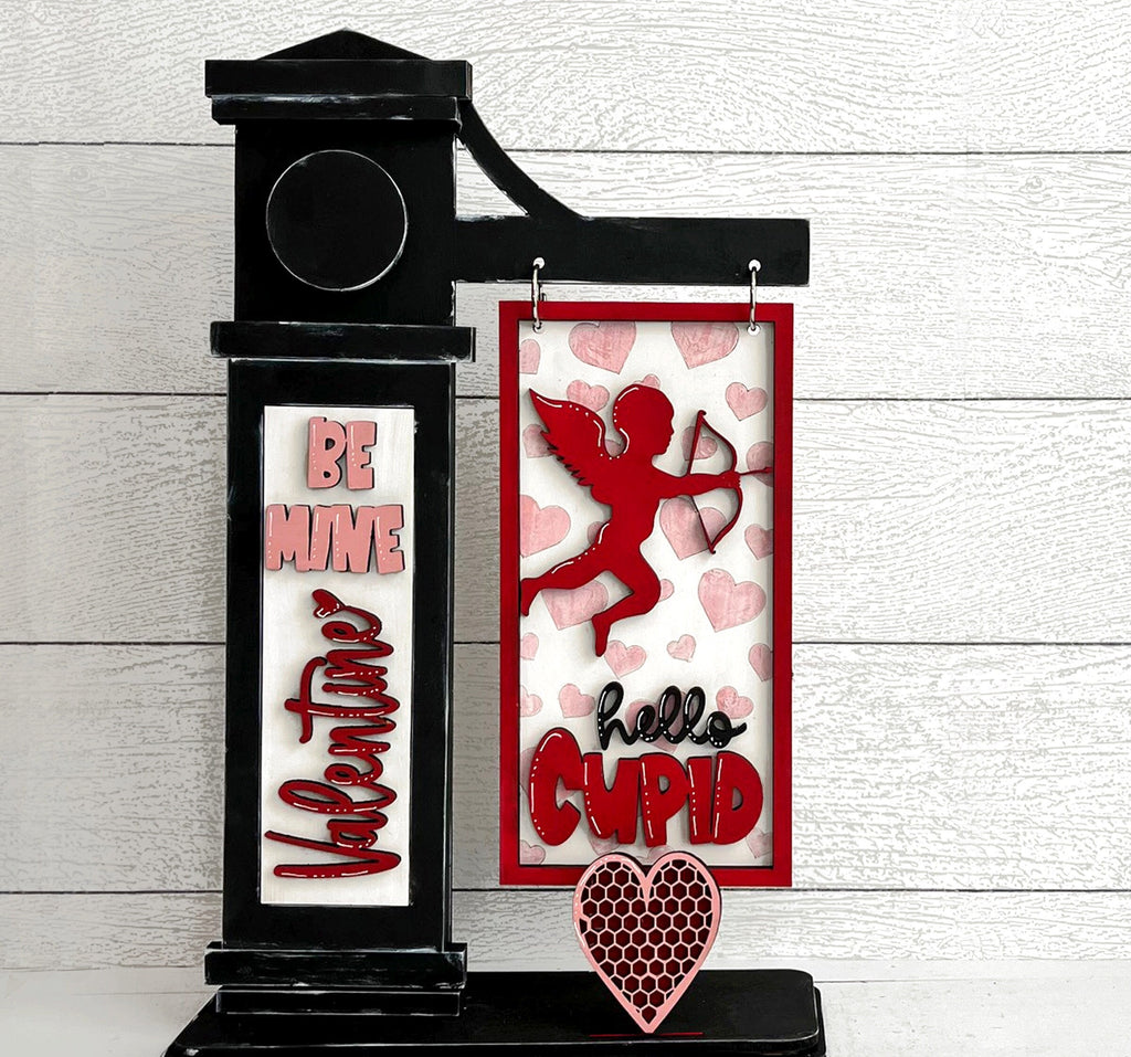 Hello Cupid Valentine Add-on for Slim Sign Post Holder