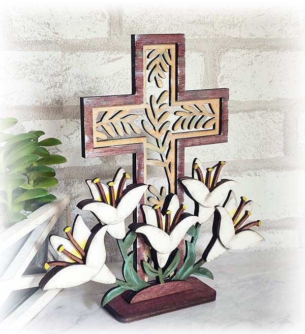 Easter Cross - Wood Blanks for Crafting and Painting