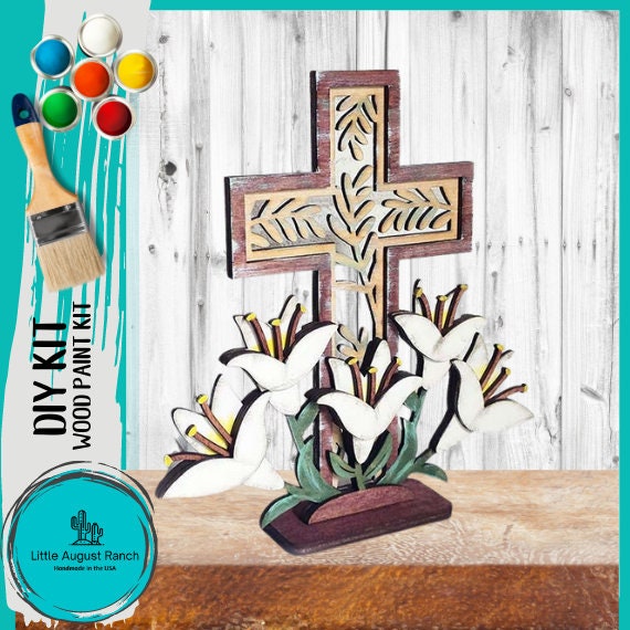 Easter Cross - Wood Blanks for Crafting and Painting