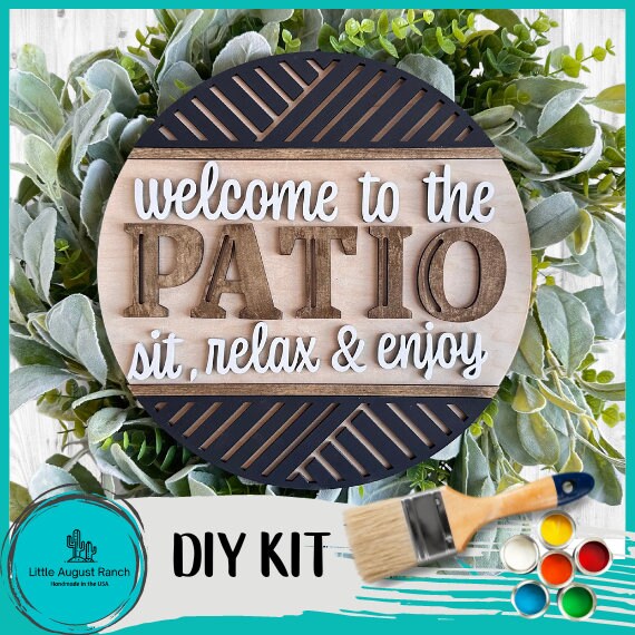 Welcome to the Patio Door Hanger DIY Kit - Wood Blanks for Painting and Crafting