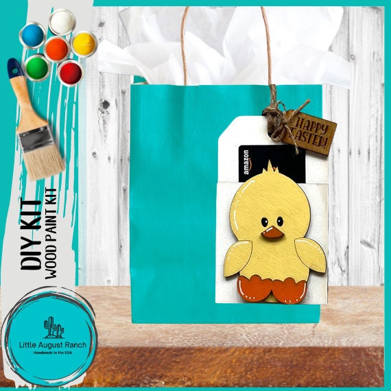 Easter Chick Gift Card/Money Holder - DIY Paint and Decorate Yourself Craft