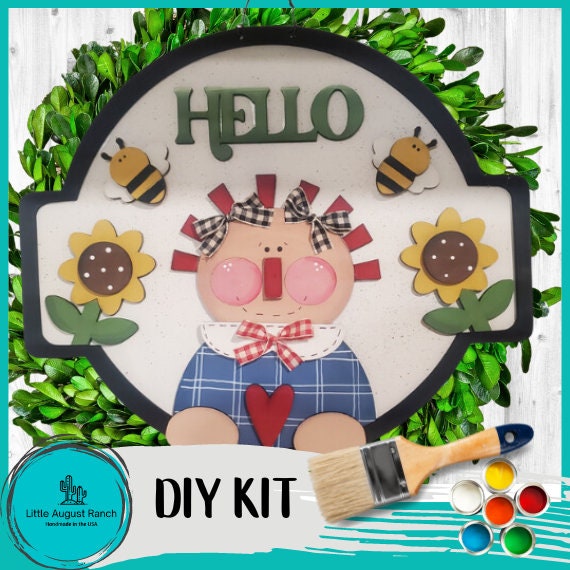 Annie Hello Sign - Wood Blanks for Painting and Crafting