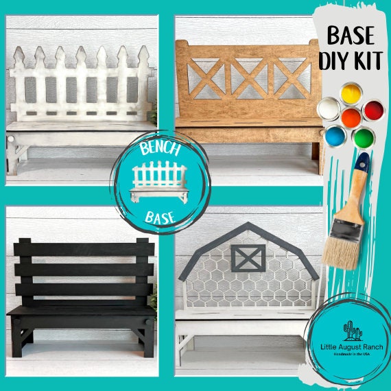 Beach Insert for our Bench Interchangeable Shelf Pieces , Decor for Shelf - Wood Blanks for Crafting and Painting