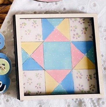 Sewing Tiered Tray Decor Bundle DIY -Wood Blanks to Paint and Craft