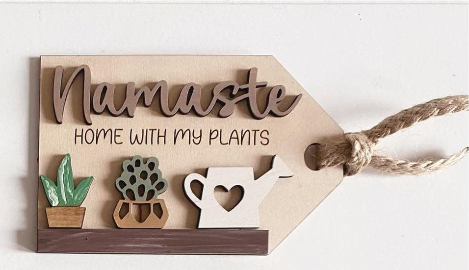 Plant Life Tiered Tray Decor Bundle DIY -Wood Blanks to Paint and Craft