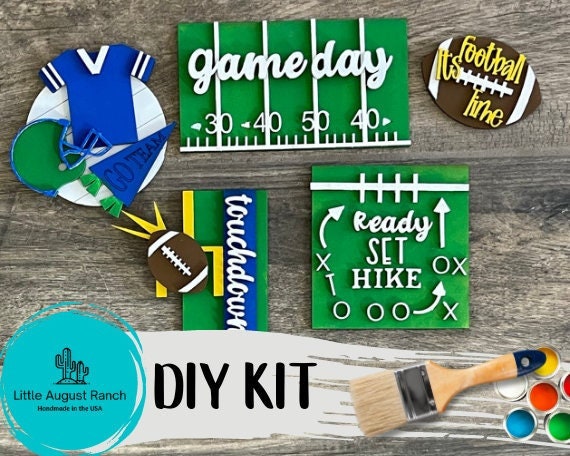 Football Tiered Tray Decor Bundle DIY -Game Day Tiered Tray