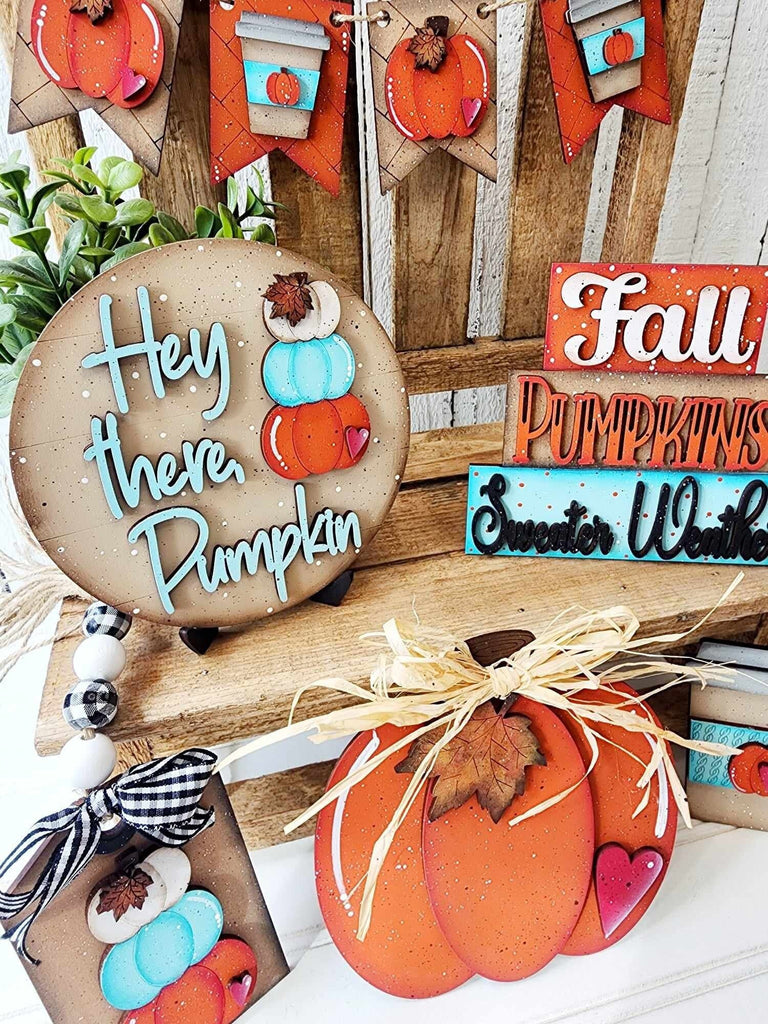 DIY Hello Pumkin Full Collection - DIY Wood Blanks for Painting