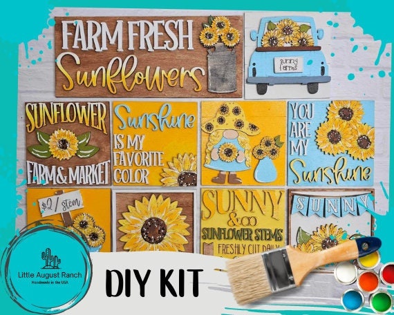 Fall Farm Square DIY Decor - Fall Pumpkin Patch DIY Bundle