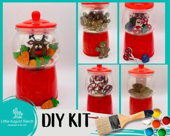 Christmas Gumball Machine Filler - DIY Gumball Filler Craft Kit