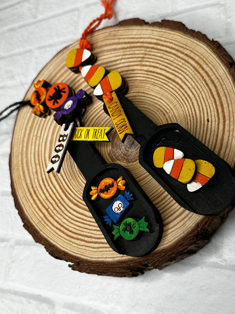 Halloween Scoop Garland Craft - Scoop Garland