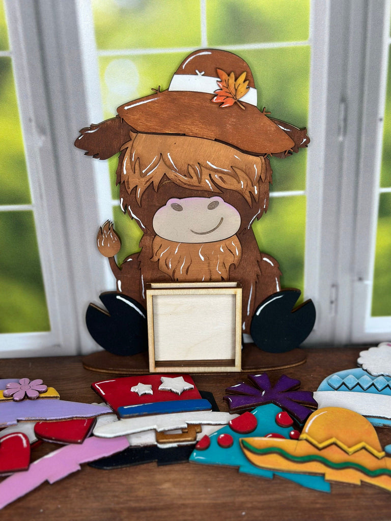 Barnyard Animals with Interchangeable Hats - DIY Wood Blanks for Painting and Crafting