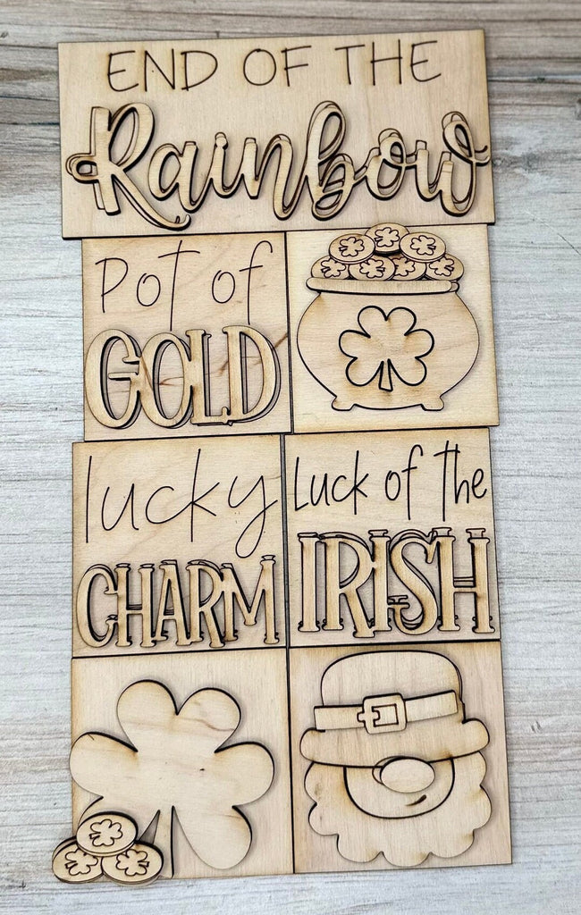 St Patrick Variety Pack for Interchangeable Frame Wood Decor - DIY Home Decor