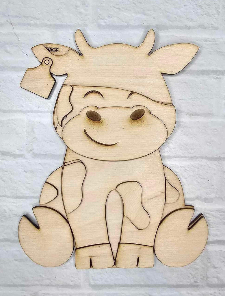 Barnyard Animals with Interchangeable Hats - DIY Wood Blanks for Painting and Crafting