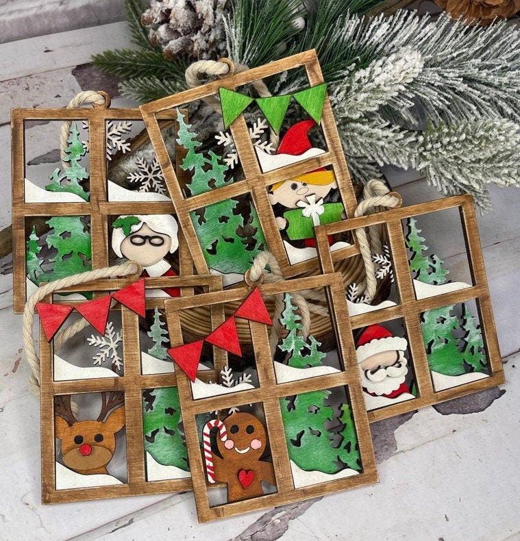 Christma DIY Ornament Collection - Winter Window