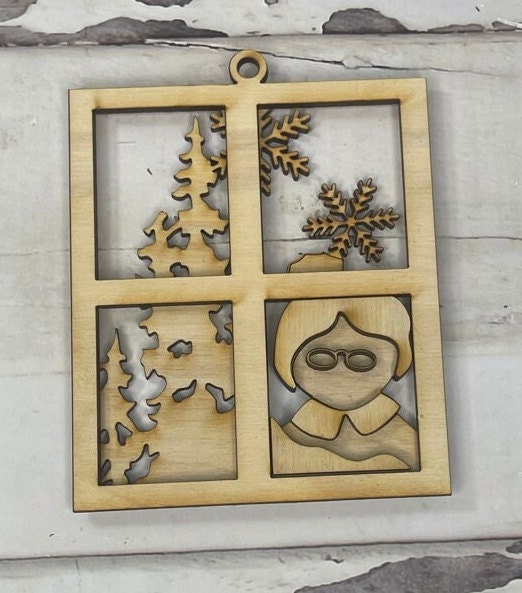 Christma DIY Ornament Collection - Winter Window