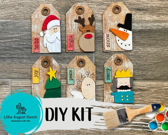 DIY Christmas Tags- Tree Ornament Wood Blanks