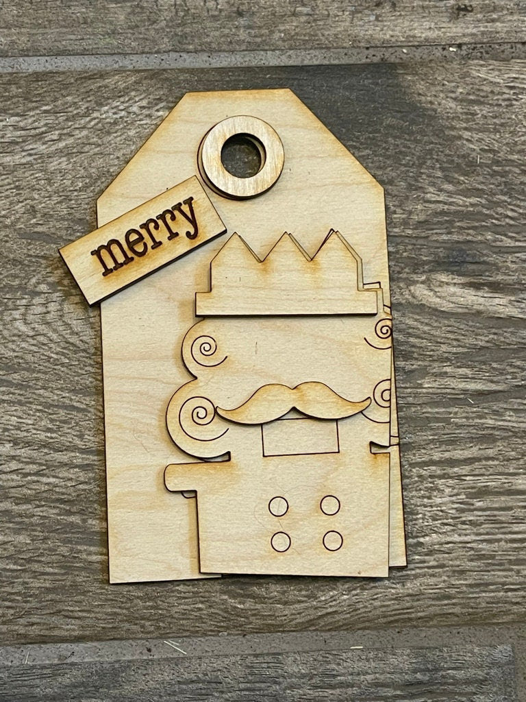 DIY Christmas Tags- Tree Ornament Wood Blanks