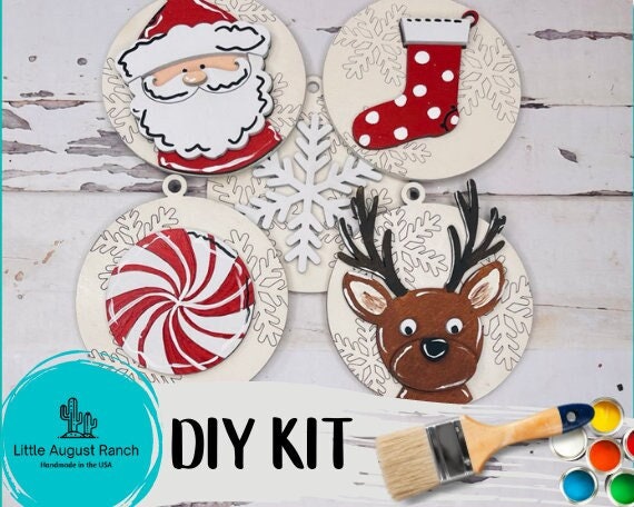 DIY Christmas Tags- Tree Ornament Wood Blanks