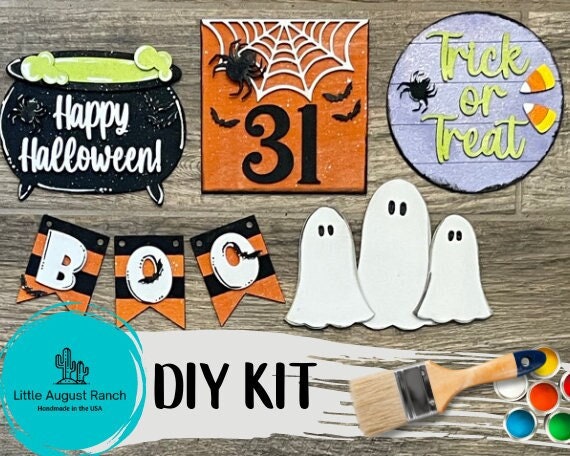 Halloween Tiered Tray Decor Bundle DIY - October 31